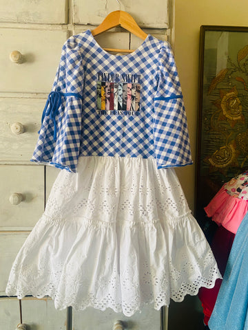 One of a kind eras gingham dress size 8