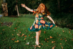 “Chrysanthemum” bamboo day dress play dress