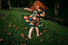 “Chrysanthemum” bamboo day dress play dress