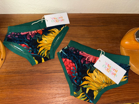 Chonies “Chrysnathemum” 2 pack bamboo underwear!