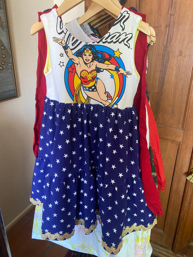 Caped wonder tank dress ONE OF A KIND size 8
